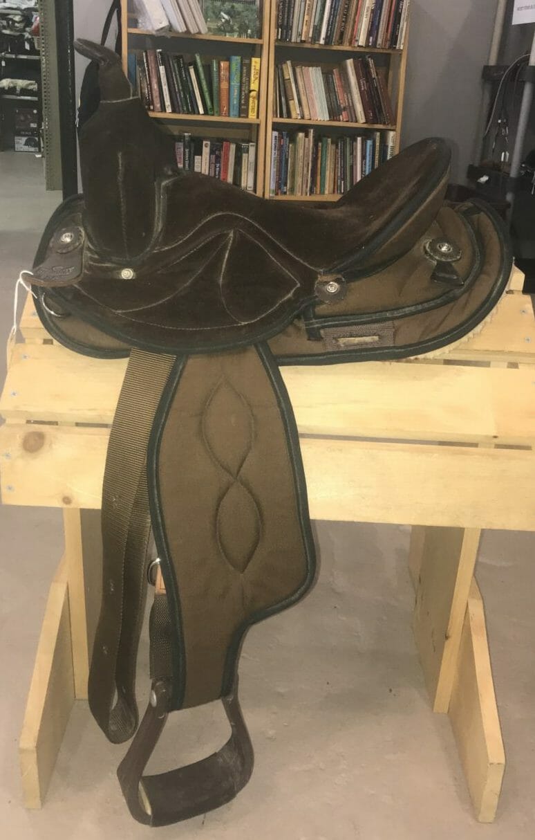 1322 Big Horn Western Saddle, 15” The Trainer's Loft