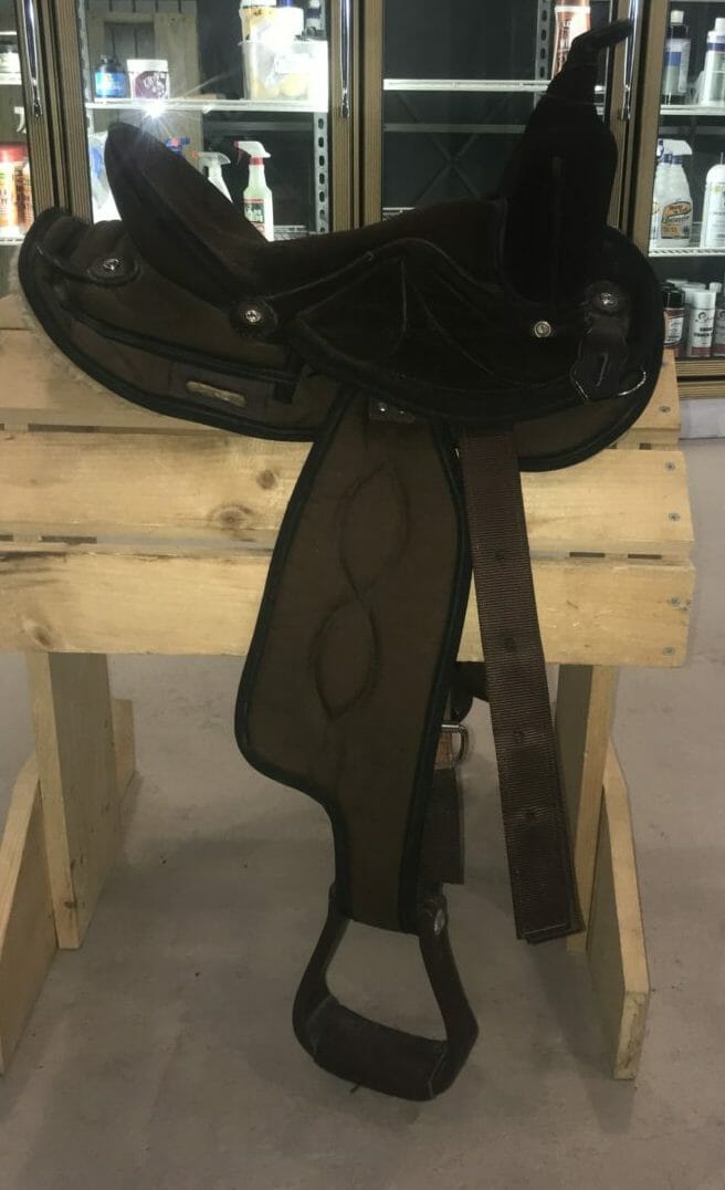 1322 Big Horn Western Saddle, 15” The Trainer's Loft