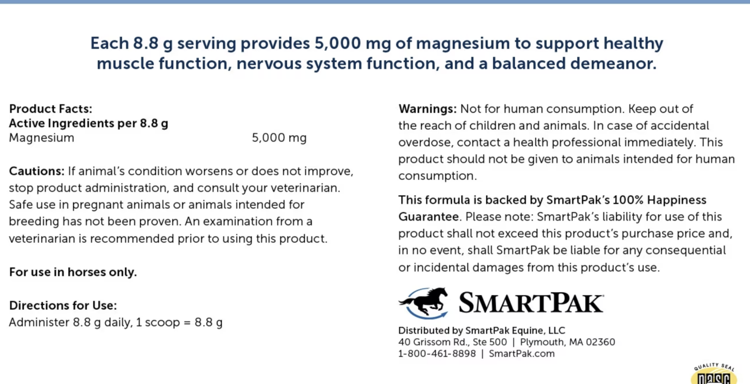 Smart and Simple (Uckele) Magnesium Oxide (0001SPMO) The Trainer's Loft