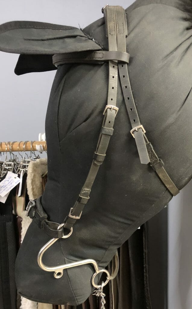 1337 Zilco Biothane Headstall with Zilco S Hackamore, Arab/Cob The