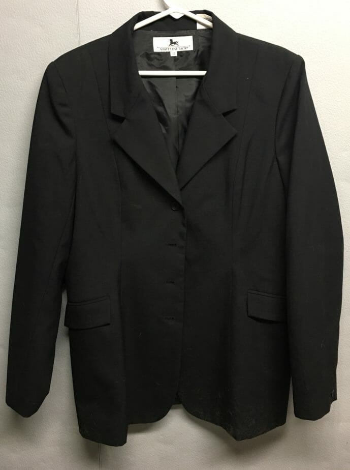 0811 State Line Tack Dressage Show Jacket Size 12 - The Trainer's Loft