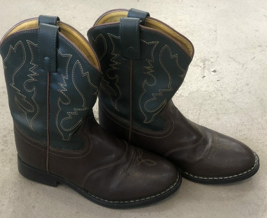 0664 Smoky Mountain Cowboy Boots, Size 2 The Trainer's Loft