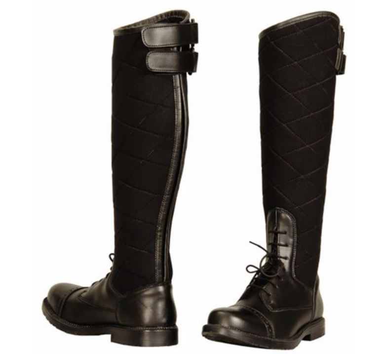 tuffrider ladies alpine quilted field boots