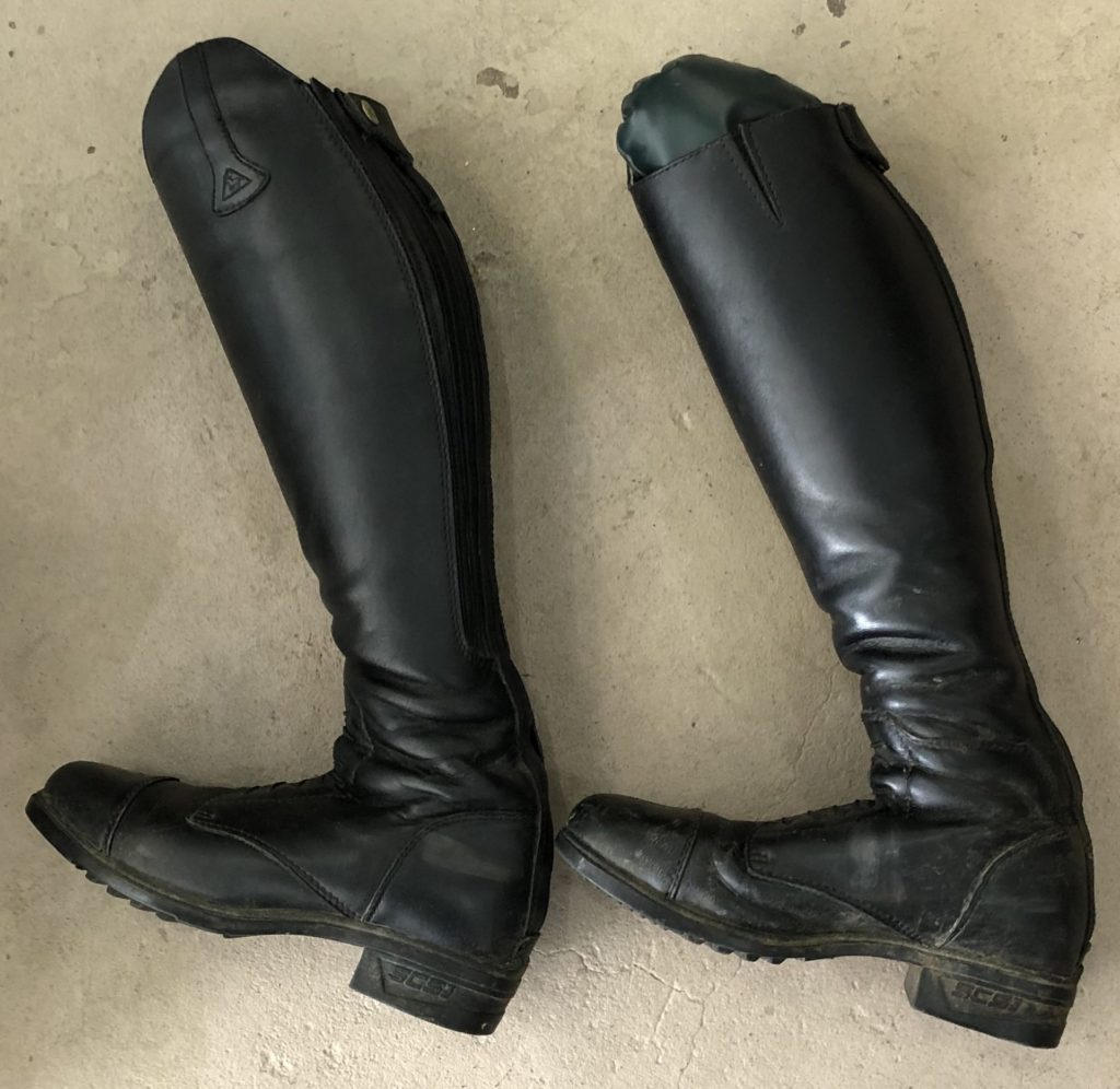 0644 Mountain Horse Stirrup Control System Field Boots, W9 Long