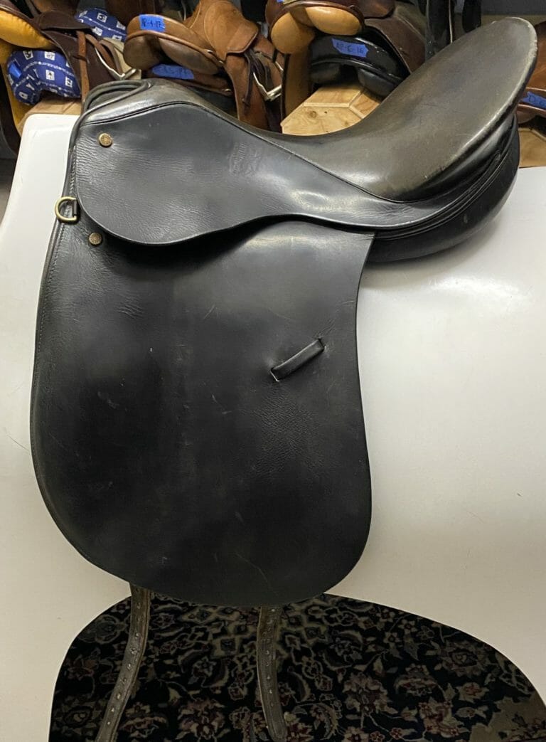 Crosby Freestyle Dressage Saddle, 17″ Standard (02752) The Trainer's