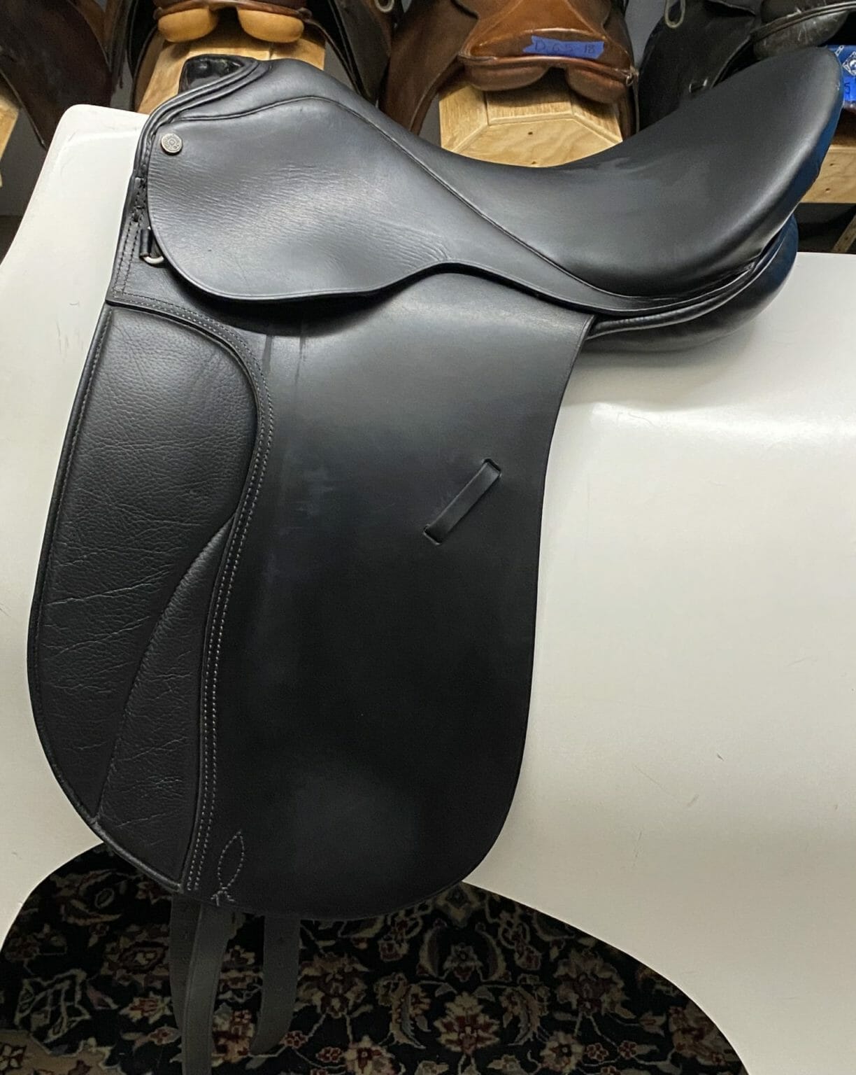 08561 Collegiate Jessica Dressage Saddle, 17.5" Wide The Trainer's Loft