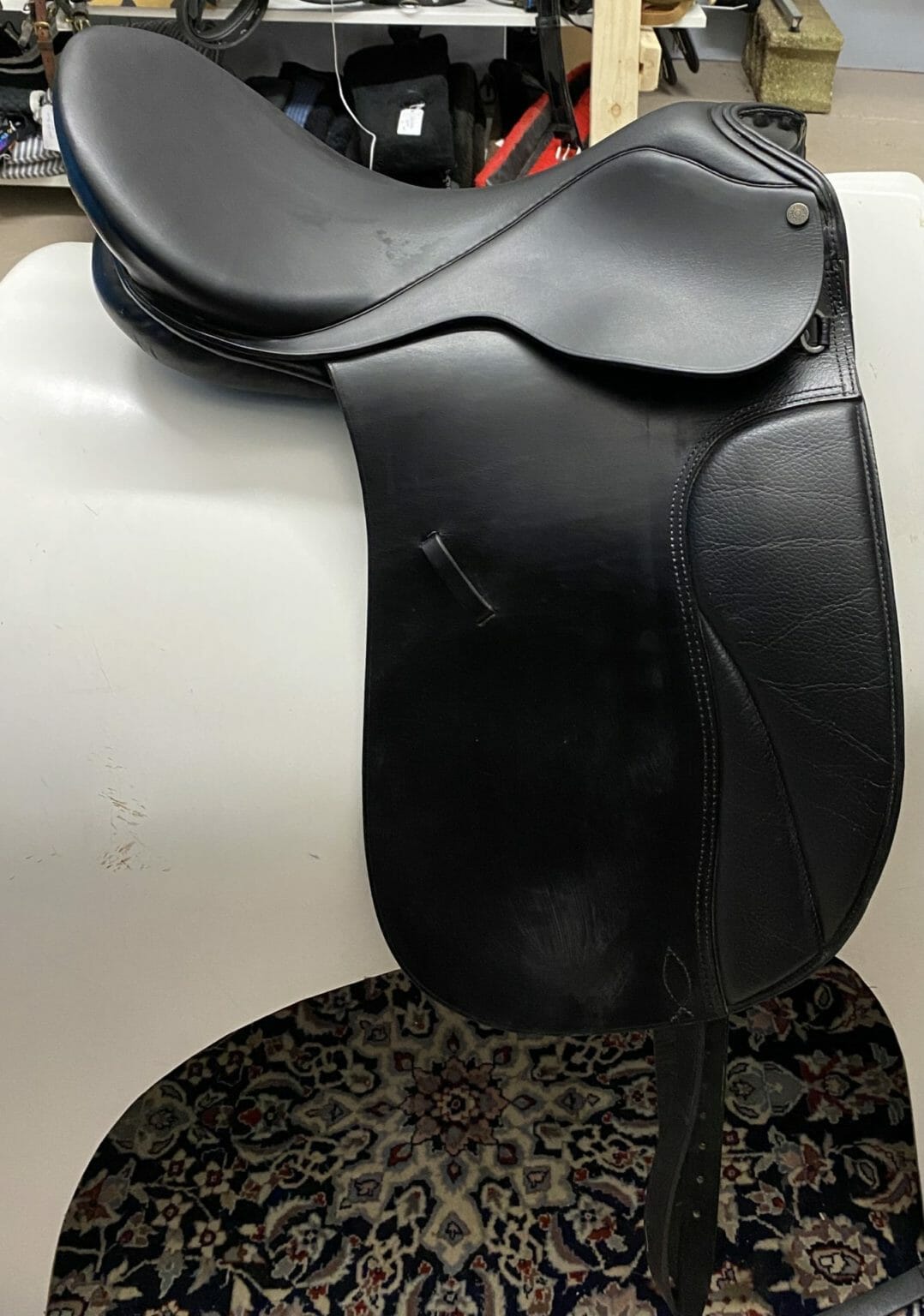 08561 Collegiate Jessica Dressage Saddle, 17.5" Wide The Trainer's Loft
