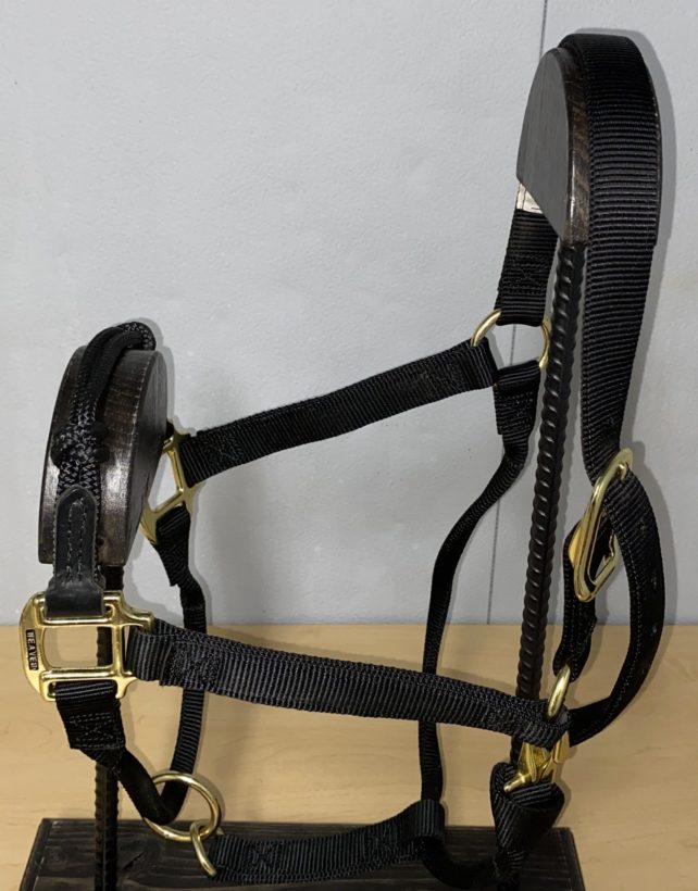11698 Weaver Leather Hybrid Halter, Large Horse The Trainer's Loft
