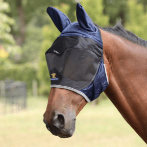 Shires Fly Guard Pro Ultra Fit Deluxe Fly Mask with Ears
