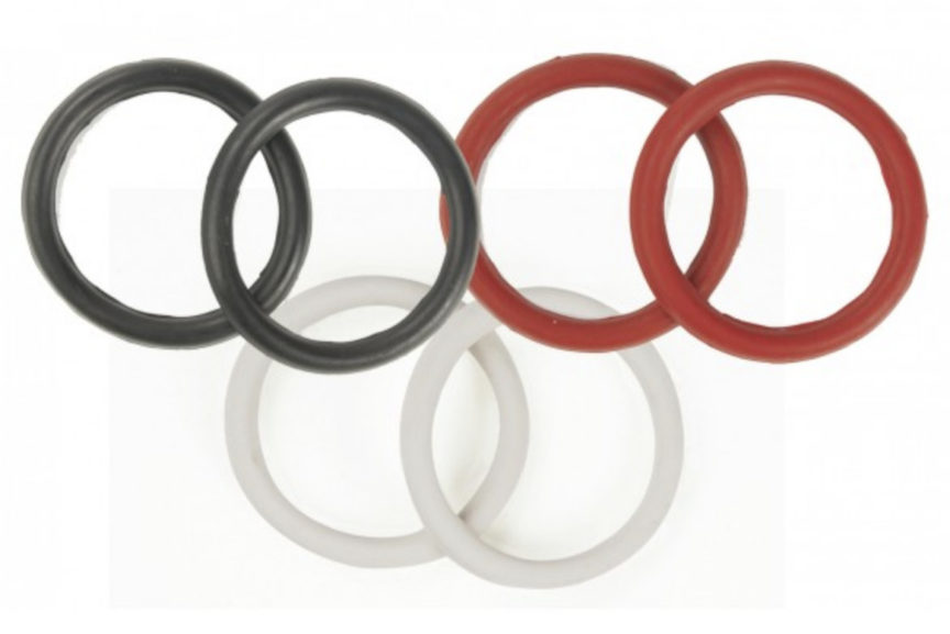 0001 EquiEssentials Rubber Peacock Bands The Trainer's Loft