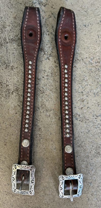 1318-28 Western Bridle Cheek Piece Pair - The Trainer's Loft