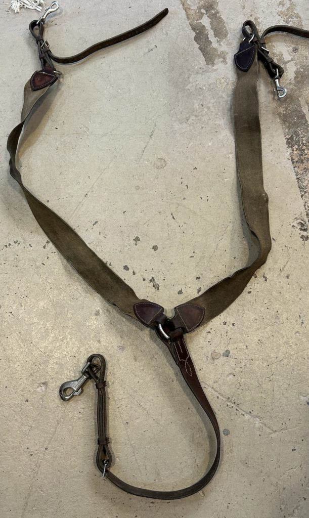10759 Elastic English Breastplate, Full The Trainer's Loft