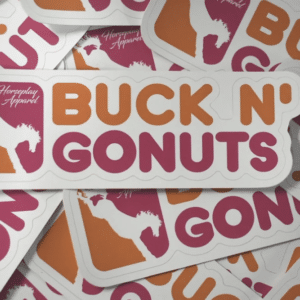 Buck N' GoNuts Sticker