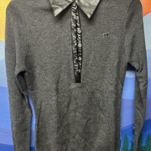 Goode Rider Dark Grey Sweater, Large
