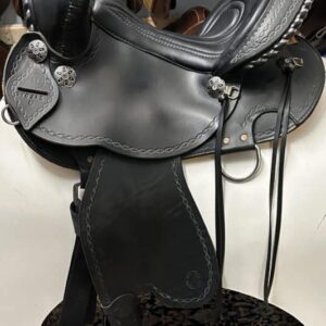 Hedgepeth Saddlery Easy Lite Gaited Trail Saddle, 15", 7" gullet (0621-4)
