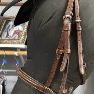 Vespucci Plain Raised Jump Bridle, Full