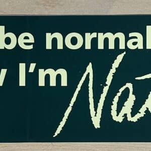 I Used To Be Normal Parelli Bumper Sticker