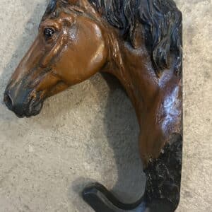Bay Horse Head Wall Hanging Coat Hook