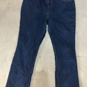 Rider's By Lee Mid Rise Bootcut Fleece Lined Jeans, Size 14