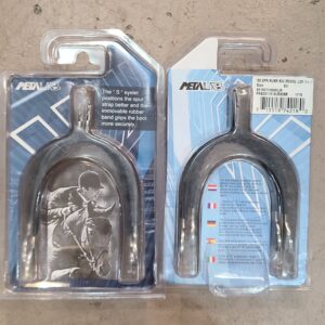 Mens Metalab Stainless Steel Big Rowel Rubber Covered Spurs