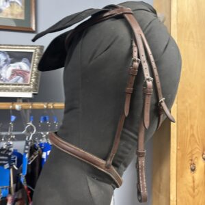 Plain Raised English Bridle, Cob