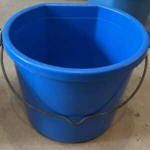 Previously Heated Flat Backed Water Bucket