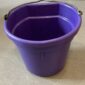 purple flat backed bucket