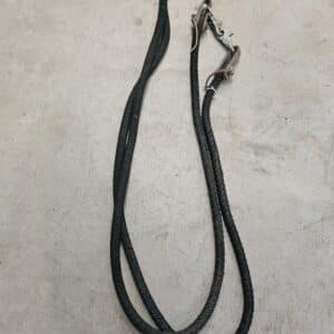Black Yatch Rope Snap Reins