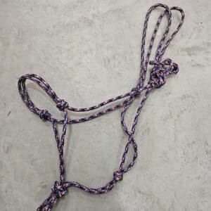 Purple Camo Rope Halter