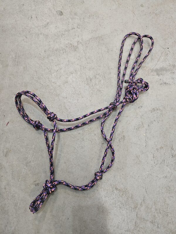 Purple Camo Rope Halter