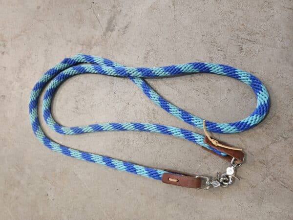 Blue Camo Barrel Reins