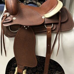 Three Bar Saddlery Western Saddle, 15", FQHB