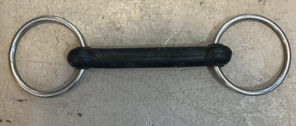 Loose Ring Rubber Mullenmouth Bit, 4.5"