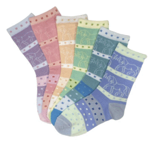 Kelley and Co Pony Party Crew Socks