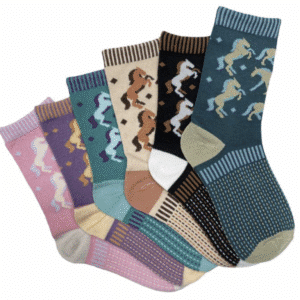 Kelley and Co Twilight Horse Crew Socks
