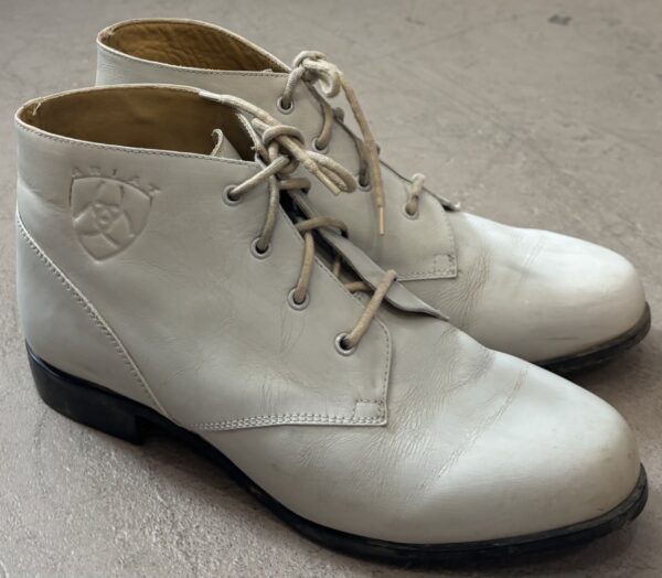 bone ariat boots