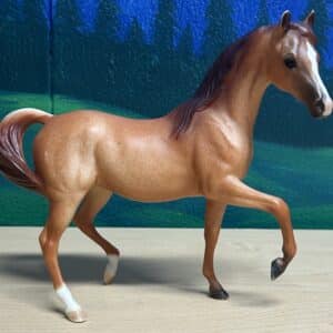 Breyer Johar Red Roan Arabian Mare Model #62003