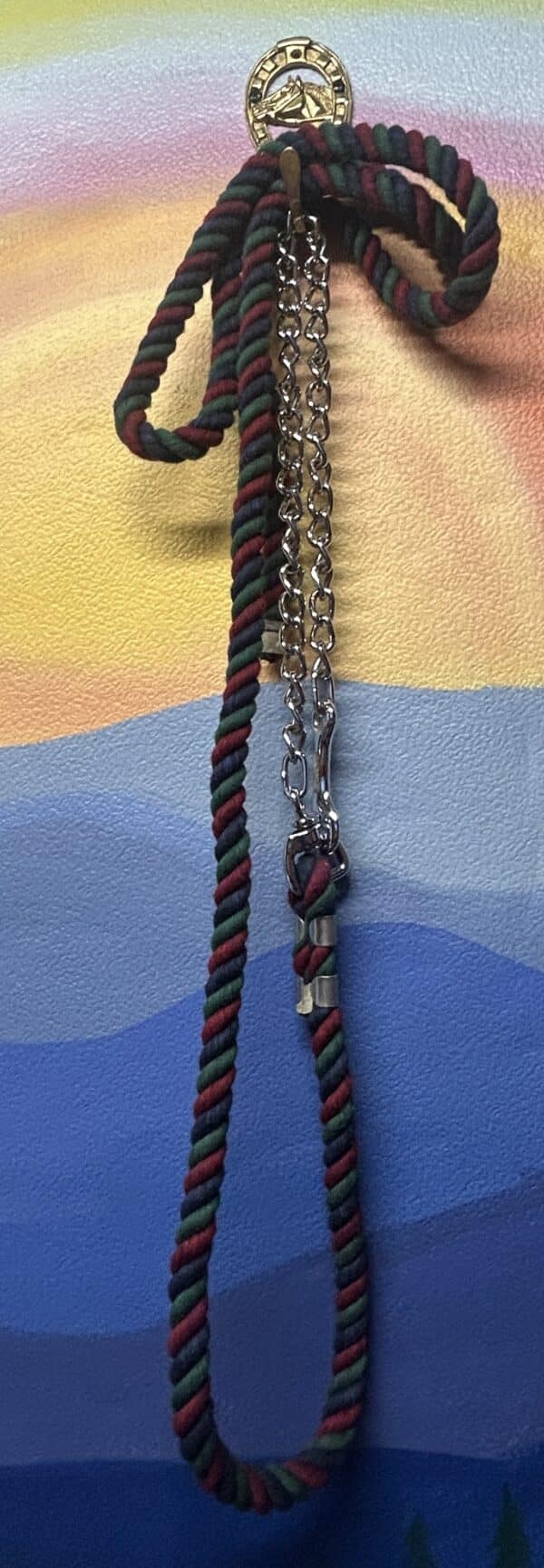 Twisted Cotton Leadline with Chain