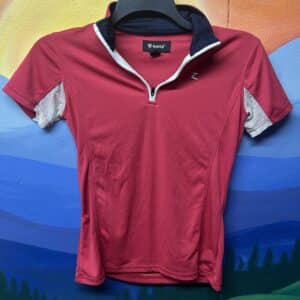 Horze Pink Riding T-Shirt, Size 6