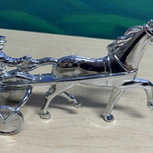 Horse and Sulky Figurine