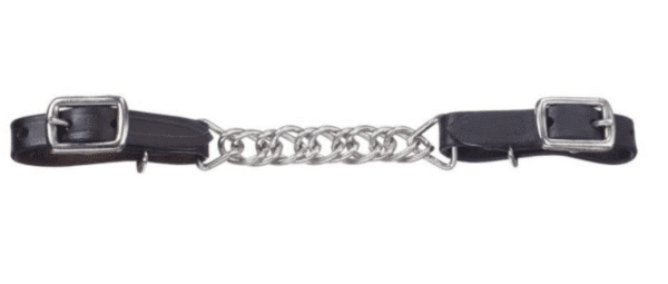 Royal King Flat Leather Curb Chain