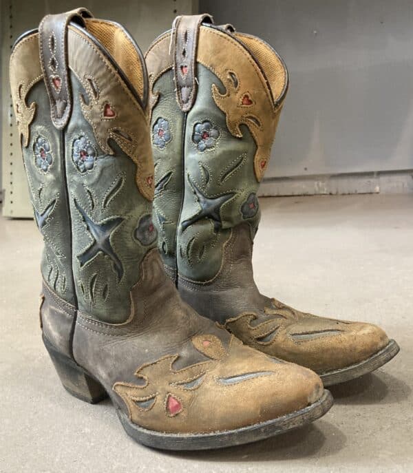Dan Post Vintage Bluebeard Western Boots