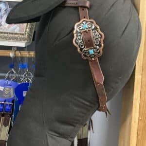 Runin' in Style One Ear Headstall with Custom Buckle