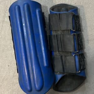 Blue Rubber Splint Boots, Small