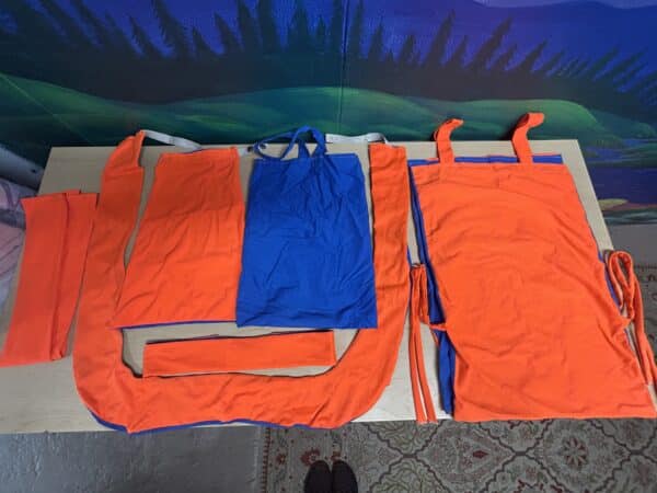 orange/blue set