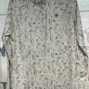 cream shirt