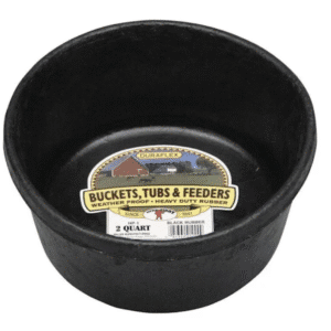 Little Giant Rubber Feed Pan, 8qt