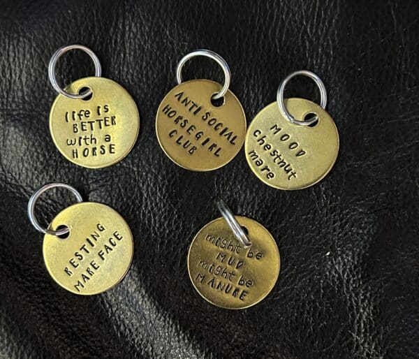 EquiTagz Keychain Equine Sayings