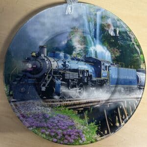 Waterfall Locomotive Platter Round 13"
