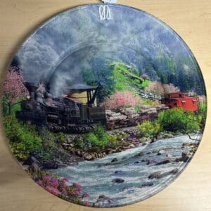 Fun platter for  entertaining guests all year round.  Give as a gift to your Locomotive enthusiast.